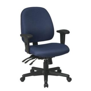 Office Star Products Ergonomic Mid Back Office Chair with Arms