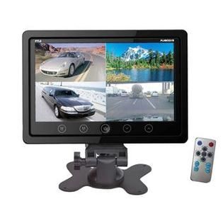 Pyle 7 Quad TFT/LCD Video Monitor w/Headrest Shroud w/BNC & RCA