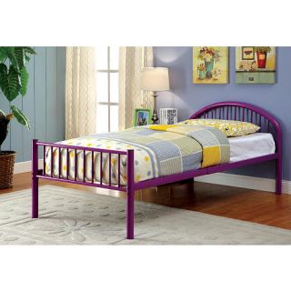 Furniture of America Urtha Metal Full Bed   Purple    Furniture of America