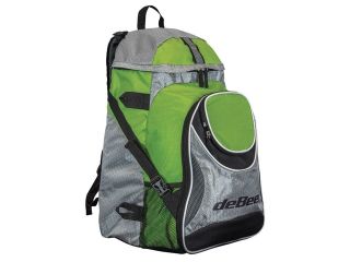 deBeer Lacrosse Gear Pack Back Pack Lime Green D00522613