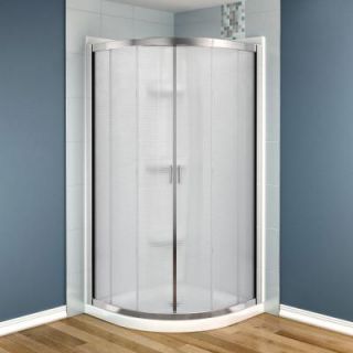 MAAX Intuition Neo Round 32 in. x 32 in. x 73 in. Shower Stall in White 105958 000 001 103