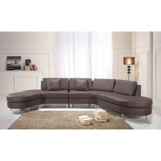 Copenhagen Brown 5 seat Sectional Sofa, Settee, Lounge   15342831