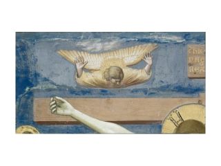 The Crucifixion   Detail , Giotto (ca.1266 1337 Italian), Fresco, Capella Scrovegni, Padua, Italy Poster Print (18 x 24)