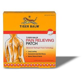 Tiger Balm Pain Relieving Patch, 5ct