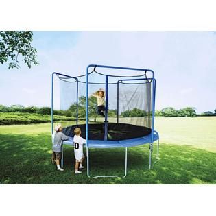 Sportspower  12 ft Trampoline with 3 Arch Enclosure and Flash Light