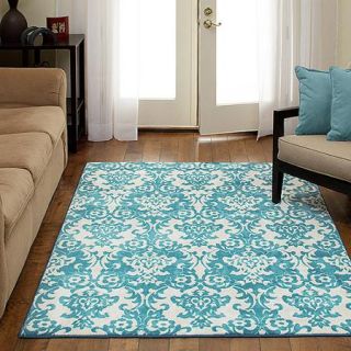 Better Homes and Gardens Penelope Print Rug, Blue