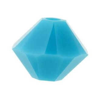 Swarovski Crystal, #5328 Bicone Beads 3mm, 25 Pieces, Turquoise