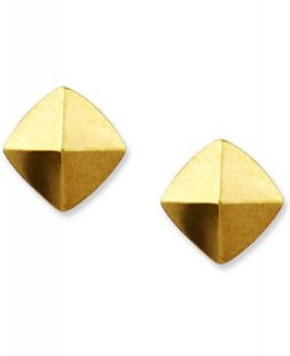 Vince Camuto Earrings, Gold Tone Pyramid Stud Earrings   Jewelry