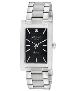 Kenneth Cole New York Watch, Mens Diamond Accent Stainless Steel