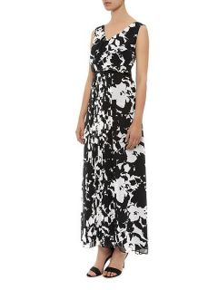 Planet Print Maxi Dress