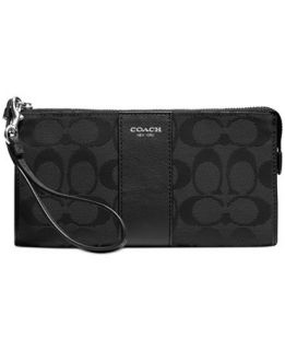 COACH LEGACY ZIPPY WALLET IN SIGNATURE FABRIC   COACH   Handbags