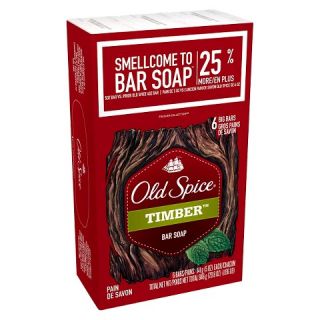 Old Spice Fresher Collection Timber Scent Mens Bar Soap 6 Bar 5 oz