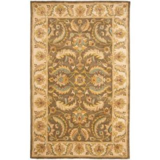 Safavieh Heritage Green/Beige 4 ft. x 6 ft. Area Rug HG964A 4