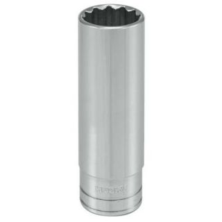 Husky 1/2 in. Drive 3/4 in. 12 Point SAE Deep Socket H2D12PDP34