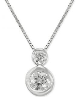 Sirena Energy Diamond Pendant Necklace (1/4 ct. t.w.) in 14k White