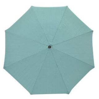 Plantation Patterns 7 1/2 ft. Patio Umbrella in Turquoise Texture DISCONTINUED 9714 01220200