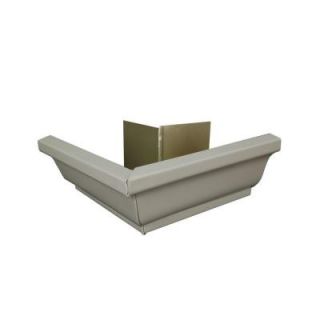 Amerimax Home Products 5 in. Pearl Gray Aluminum Outside Miter Box 5OTMPG