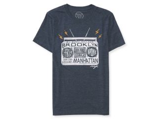 Aeropostale Mens West Village Beatbox Graphic T Shirt 437 S