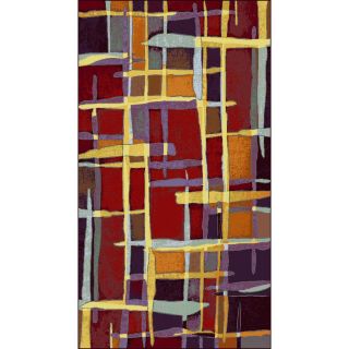 Shaw Living Carnivale 7 ft 8 in x 10 ft 9 in Rectangular Red Transitional Area Rug