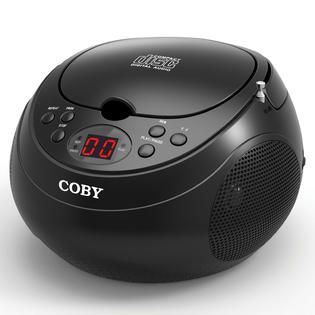 Coby CD Portable BoomBox with AM/FM Radio CBCD BLK Black   TVs