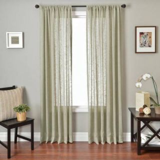 Softline Louvre Rod Pocket Curtain Panel