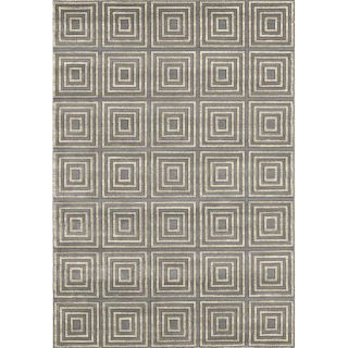 Concord Global Glam Gray Rectangular Indoor Woven Area Rug (Common 8 x 11; Actual 105 in W x 126 in L x 8.75 ft Dia)
