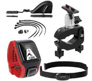 TomTom Multi Sport Cardio + Cycle Watch with Accessories   F249276 —