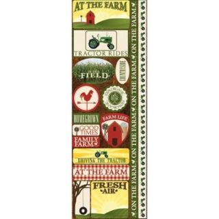 Signature Series Cardstock Combo Stickers 4.25"X12" Farm