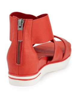 Eileen Fisher Sport Flatform Sneaker Sandal, Bright Ember