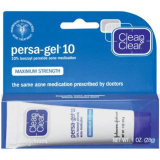 Clean & Clear Persa Gel, 10 Maximum Strength Acne Treatments, 1 oz