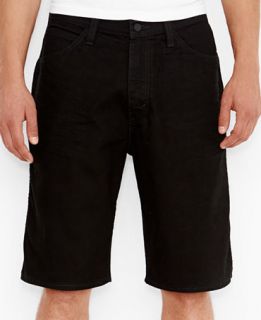 Levis 569 Line 8 Loose Straight Fit Black 3D Shorts   Shorts   Men