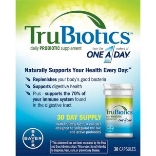 One A Day® Trubiotics Daily Probiotic   30 Count