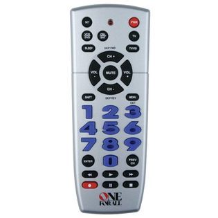 One For All 3 Device Universal Big Button Remote