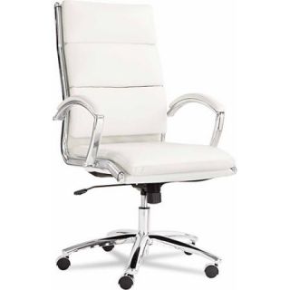 Alera Neratoli Series High Back Swivel/Tilt Chair, Chrome Frame