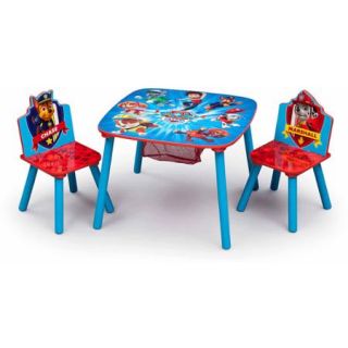 Delta Children Paw Patrol Table and Chair Set with Storage