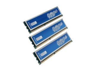 Crucial Ballistix Tracer 6GB (3 x 2GB) 240 Pin DDR3 SDRAM DDR3 1333 (PC3 10600) Desktop Memory w/ Blue LEDs Model BL3KIT25664TB1337