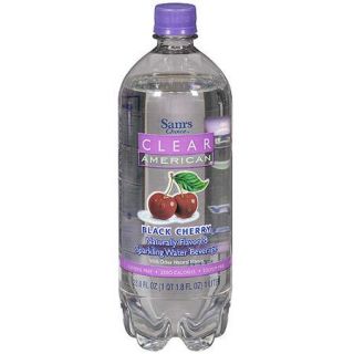 Sam's Choice Clear American Black Cherry Sparkling Water, 33.8 Fl Oz