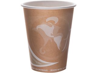Eco Products EPBRHC8EWPK Evolution World 24% PCF Hot Drink Cups, 8 oz., Peach, 50/Pack