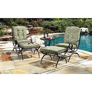 Jaclyn Smith Cora 5 Piece Seating Set   Outdoor Living   Patio