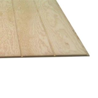 Plywood Siding Panel T1 11 8 IN OC (Common 5/8 in. x 4 ft. x 10 ft.; Actual 0.593 in. x 48 in. x 120 in.) 705984