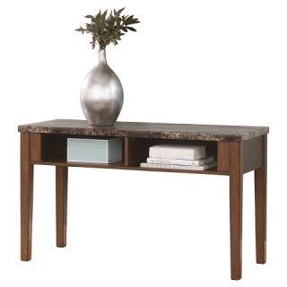 Theo Console Sofa Table   Warm Brown   Signature Design by Ashley