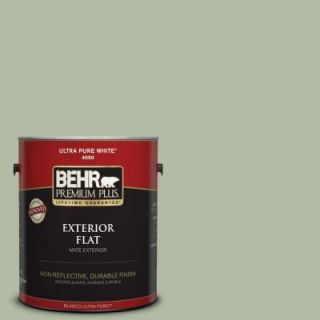 BEHR Premium Plus 1 gal. #ICC 105 Dried Chervil Flat Exterior Paint 440001