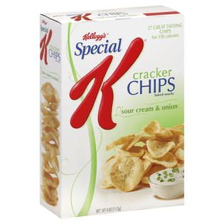 Kelloggs Special K  Cracker Chips, Sour Cream & Onion, 4 oz (113 g)