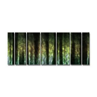 All My Walls 36 in W x 102 in H Abstract Metal Wall Art