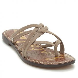 Sam Edelman "Georgette" Crossover Strap Leather Slide   8021498