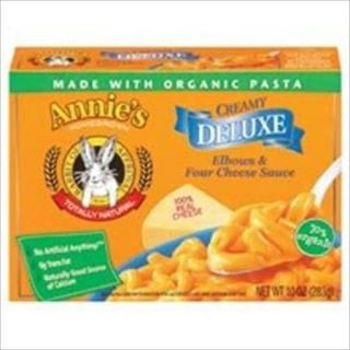 Annie's Homegrown Creamy Deluxe Elbows & Four Cheese Sauce, 10 Ounce Boxes (Pack