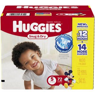 Huggies Size 5 Diapers   Baby   Baby Diapering   Disposable Diapers