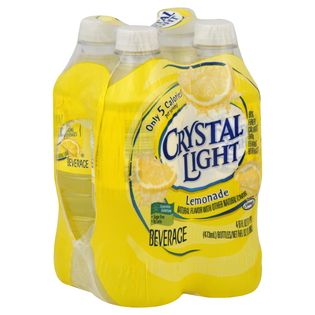 Crystal Light Beverage, Lemonade, 4   16 fl oz (473 ml) bottles [64 fl