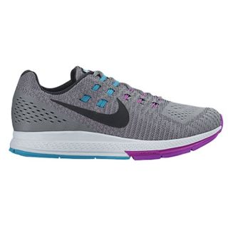 Nike Air Zoom Structure 19   Womens   Running   Shoes   Cool Grey/Fuchsia Flash/Copa/Black
