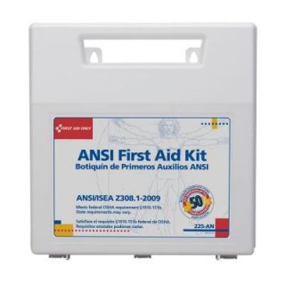 American Red Cross 196 Piece First Aid Kit with Plastic Carry Case 225 AN